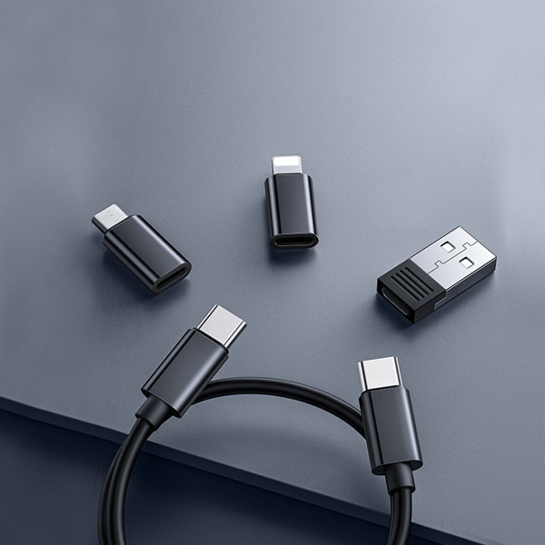 کابل تبدیل USB-C/USB به لایتنینگ/USB-C/MicroUSB مکدودو مدل WF-1720 طول 0.3 متر