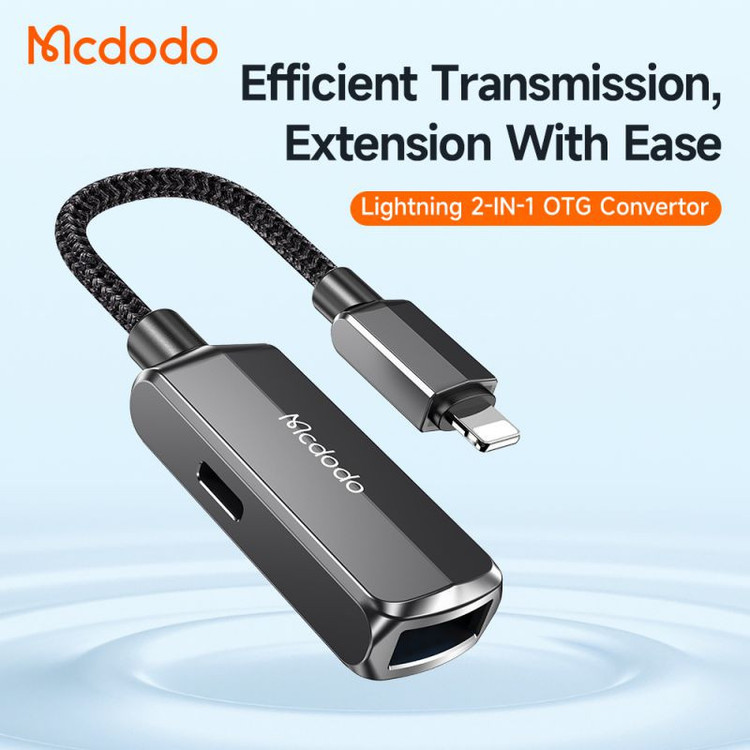 مبدل لایتنینگ به USB3.0 / لایتنینگ مک دودو مدل CA269