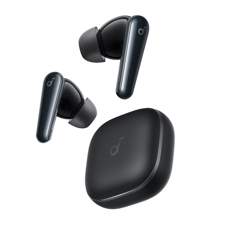 هدفون بلوتوثی انکر مدل Soundcore Liberty 5 با نویز کنسلینگ فعال (ANC)، درگاه شارژ USB Type-C، تا 30 ساعت زمان پخش موسیقی، دارای سنسور نوری داخل گوش و مقاوم در برابر رطوبت و عرق