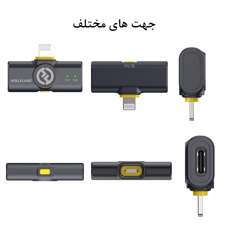 ست میکروفن بی سیم هالی لند مدل Lark M2 مجموعه 2 عددی با گارانتی ۲ ساله