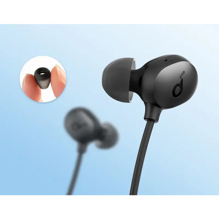هدفون بلوتوثی گردنی انکر مدل SoundCore Life U2i بدون قابلیت نویز کنسلینگ، درگاه شارژ USB Type-C، مقاوم در برابر رطوبت و عرق