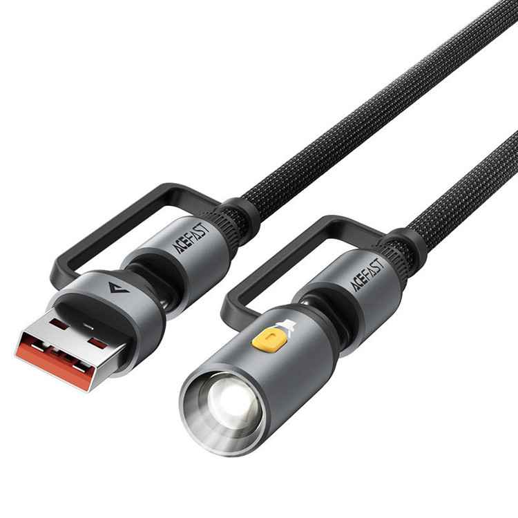 کابل تبدیل USB/USB-C به USB-C ایس فست مدل J5 طول 1.2 متر