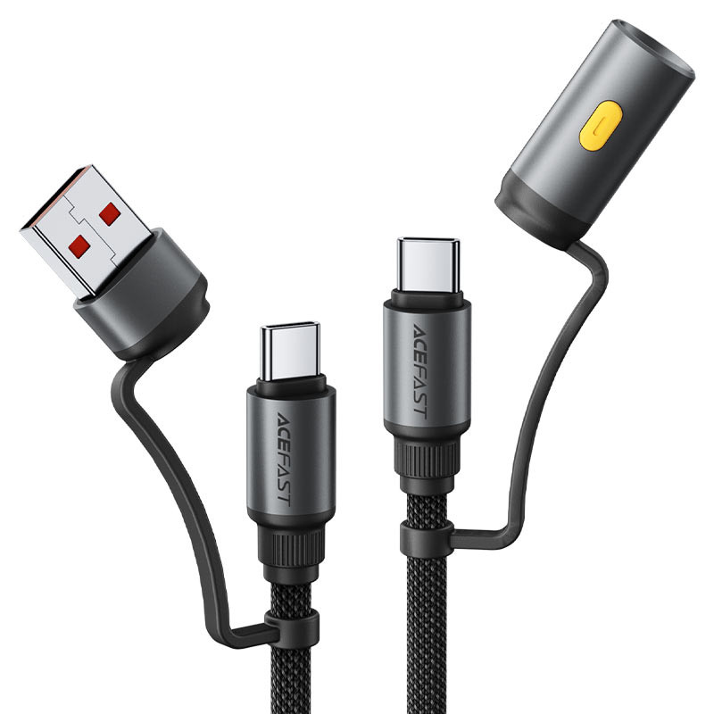 کابل تبدیل USB/USB-C به USB-C ایس فست مدل J5 طول 1.2 متر