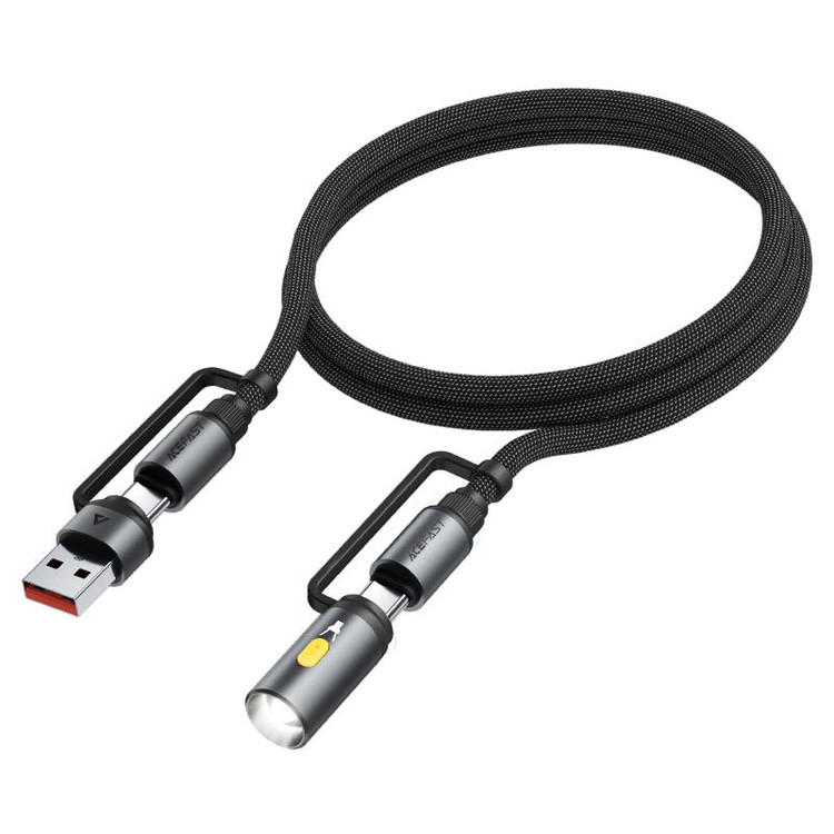 کابل تبدیل USB/USB-C به USB-C ایس فست مدل J5 طول 1.2 متر